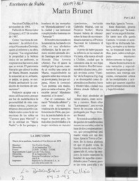 Marta Brunet  [artículo] C. R. I.