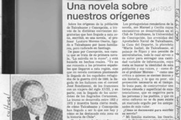 Una Novela sobre nuestros orígenes  [artículo].