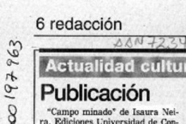 Publicación  [artículo].