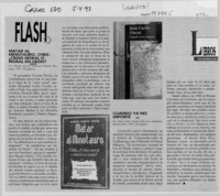 Flash cultural  [artículo] Rodrigo Pinto.