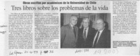 Tres libros sobre los problemas de la vida  [artículo].