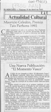 Actualidad cultural  [artículo].