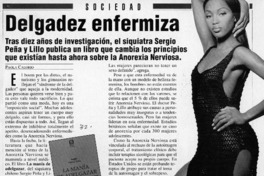 Delgadez enfermiza  [artículo] Paola Calorio.