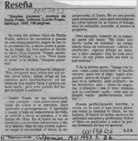 Reseña  [artículo] O. Z. S.