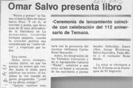 Omar Salvo presenta libro  [artículo].