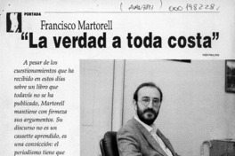 "La verdad a toda costa"  [artículo] María Eugenia Camus.