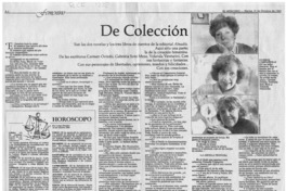 De colección  [artículo] Eliana Pattillo B.