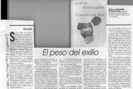 El peso del exilio  [artículo] Neda Brkic.