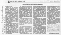 Otra faceta del doctor Rendic  [artículo] Domingo Silva Salazar.
