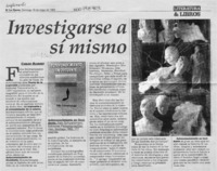 Investigarse a sí mismo  [artículo] Carlos Olivárez.