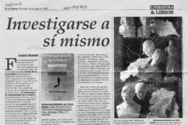 Investigarse a sí mismo  [artículo] Carlos Olivárez.