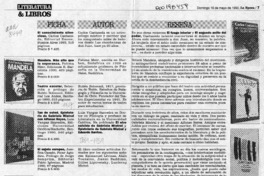 Literatura & libros  [artículo].