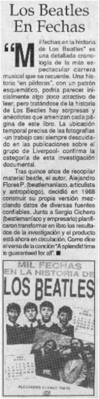 Los Beatles en fechas