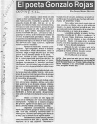 El poeta Gonzalo Rojas  [artículo] Sergio Medina Quezada.