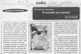 "El cazador de cuentos"  [artículo] Jota P.