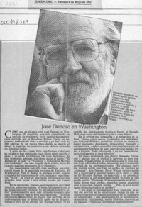 José Donoso en Washington  [artículo].