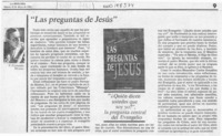 "Las Preguntas de Jesús"  [artículo].
