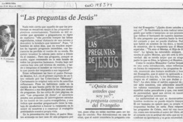 "Las Preguntas de Jesús"  [artículo].