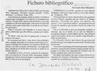Fichero bibliográfico  [artículo] Carlos René Ibacache.