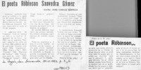 El poeta Róbinson Saavedra Gómez  [artículo] José Vargas Badilla.