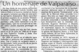 Un homenaje de Valparaíso