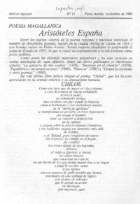 Primer premio en concurso de poesía