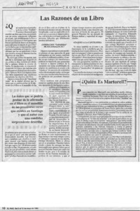 Las Razones de un libro