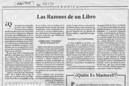 Las Razones de un libro