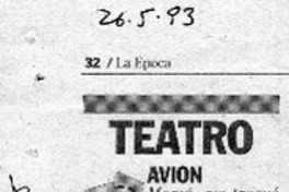 Mamá, me tragué un avión