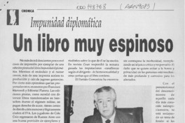 Un libro muy espinoso  [artículo] F. V. [y] M. C.