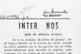 Inter Nos  [artículo] Enrique Neiman.