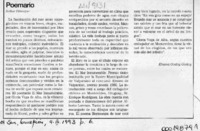 Poemario  [artículo] Eliana Godoy Godoy.