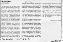 Poemario  [artículo] Eliana Godoy Godoy.