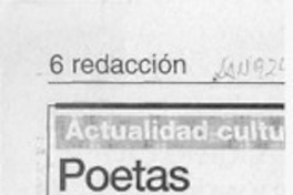 Poetas del norte  [artículo].