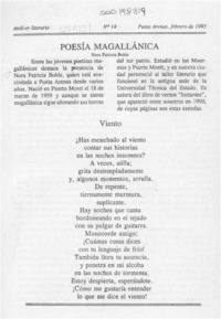 Poesía magallánica  [artículo].