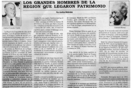 Los grandes hombres de la región que legaron su patrimonio