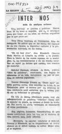 Inter - Nos  [artículo] Enrique Neiman.