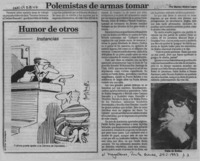 Polemistas de armas tomar  [artículo] Marino Muñoz lagos.