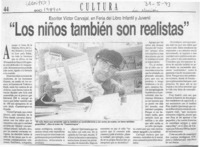 "Los Niños también son realistas"  [artículo].