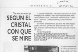 Según el cristal con que se mire