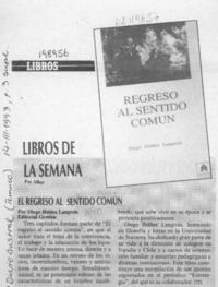 Libros de la semana  [artículo] Albar.