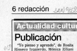 Publicación  [artículo].