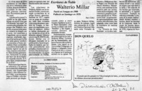 Walterio Millar  [artículo] C. R. I.