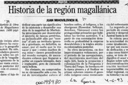 Historia de la región magallánica