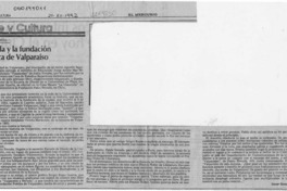 Neruda y la fundación poética de Valparaíso  [artículo] Oscar González Villarroel.