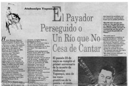 El payador perseguido o un río que no cesa de cantar