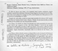 Los Chono y los Veliche de Chiloé  [artículo] Alberto Paschuán F.