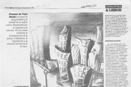 Poemas de la mala vida  [artículo] Luis Ernesto Cárcamo.