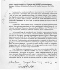 Cómo se pasa la vida -- recuerdos íntimos  [artículo] Santiago Quer Antich.