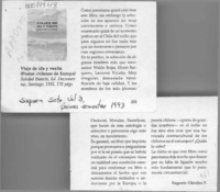 Viajes de ida y vuelta (poetas chilenos en Europa)